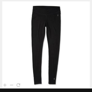250 Merino Wool Base Layer Bottom - SmartWool - L - Black